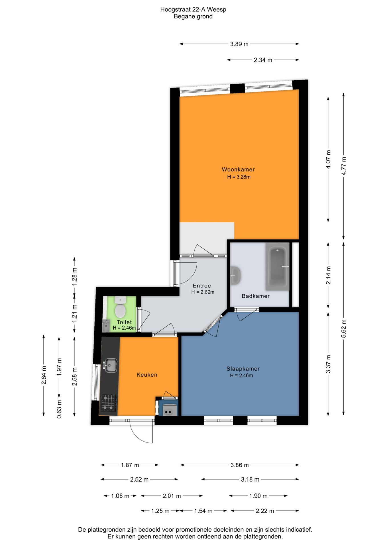 Hoogstraat 22 a - Weesp